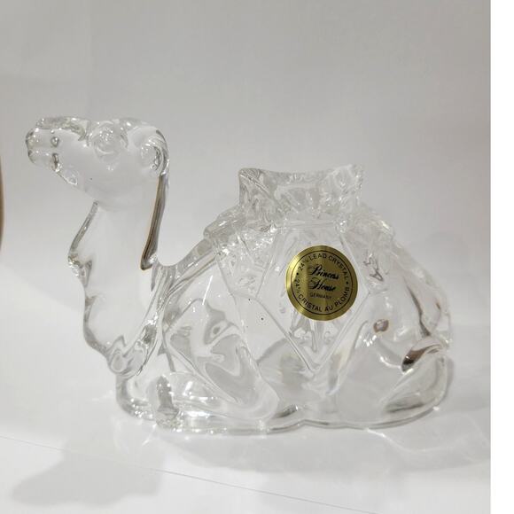 Vintage Princess House Lead Crystal Camel‎ Figurine Nativity Replacement - Picture 4 of 9